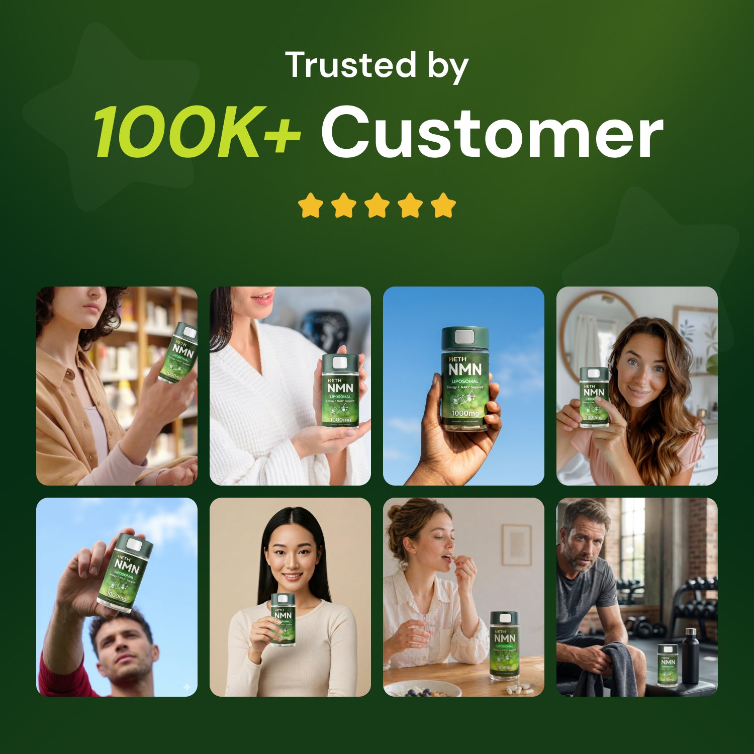 HETH Next-Generation NMN Golden Formula Supplement