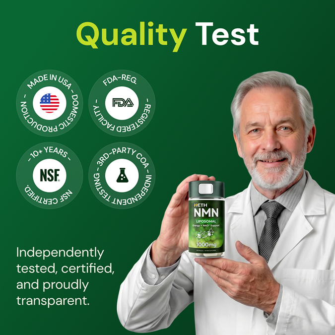 HETH Next-Generation NMN Golden Formula Supplement